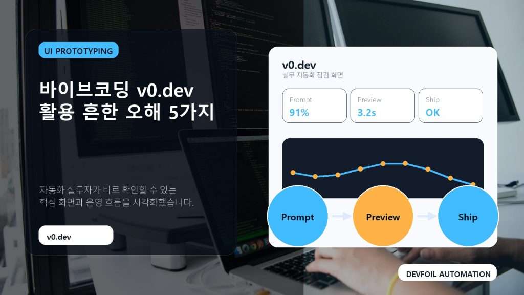 바이브코딩 v0.dev 활용 흔한 오해 5가지